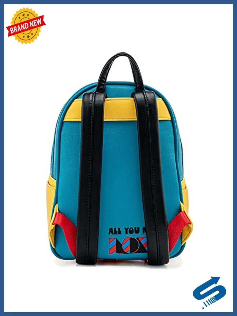 The Beatles Yellow Submarine Loungefly Double Strap Shoulder Bag Faux Leather